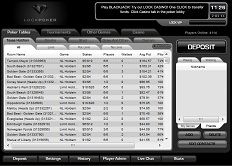 Lock Poker Lobby